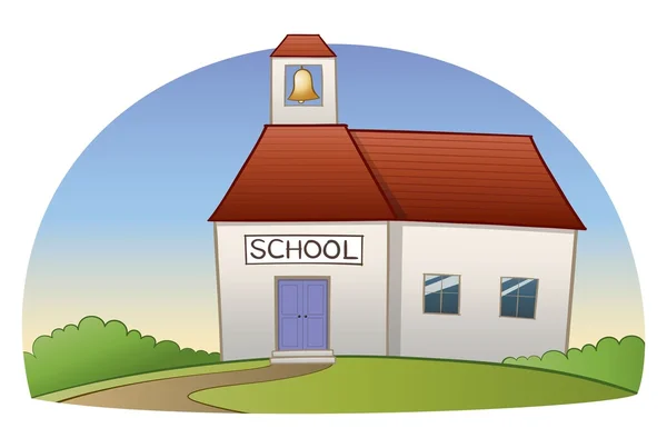 Schulgebäude — Stockvektor