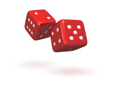 Rolling Dice clipart