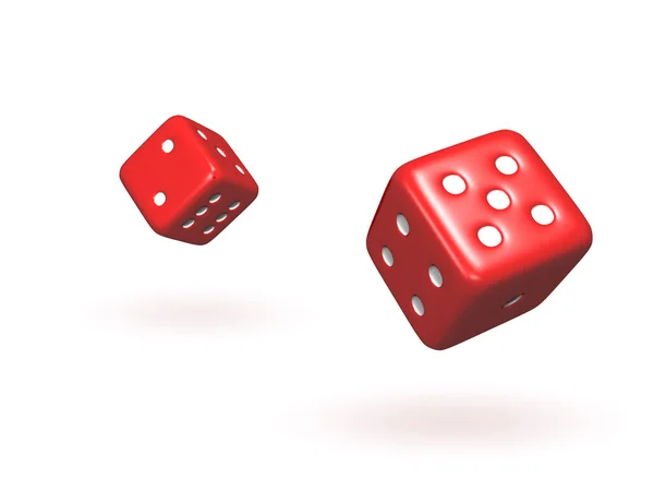 Bouncing Dice — Stock Photo, Image
