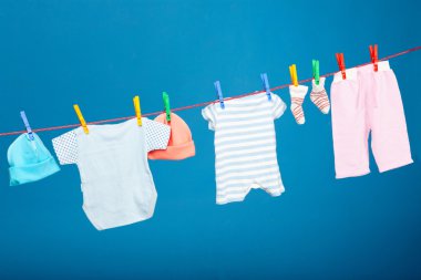 Baby laundry clipart