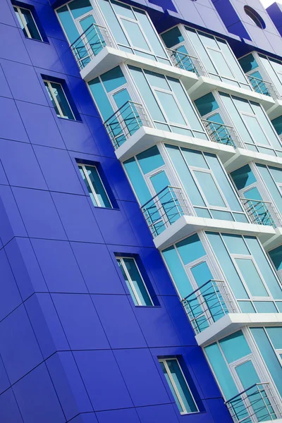 stock image Blue house facade