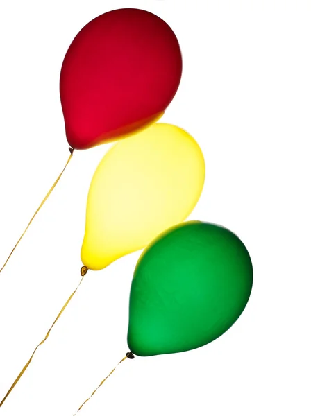 Three balloons — Stock Photo, Image