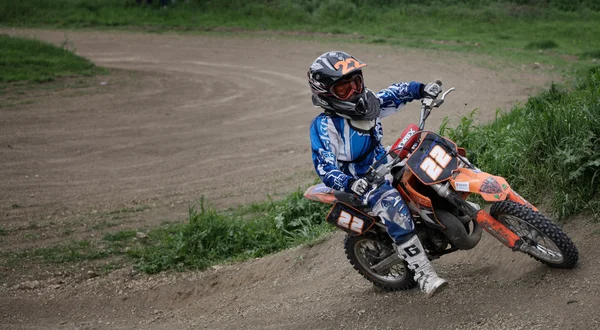 Piloto de motocross — Fotografia de Stock