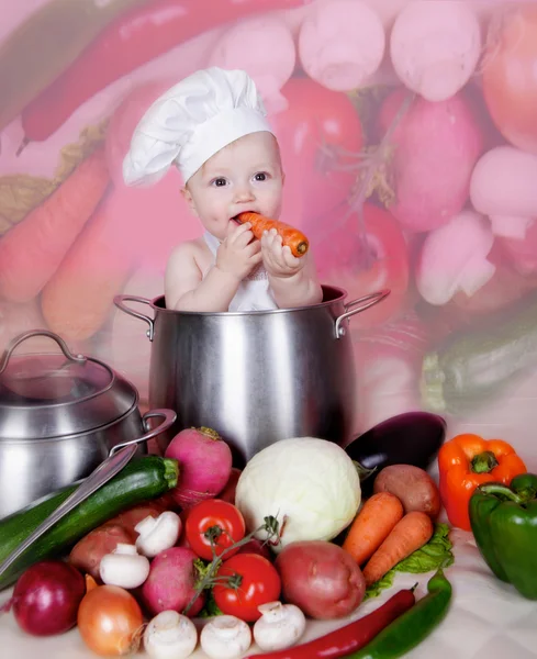 Bebek aşçı — Stok fotoğraf