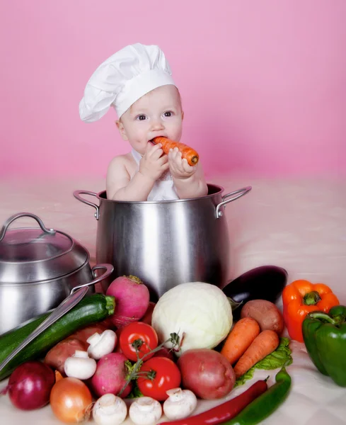 stock image Little cook