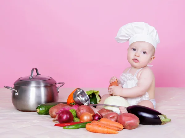 Little cook — Stock Photo, Image