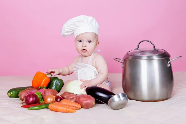 Baby cook — Stock Photo, Image