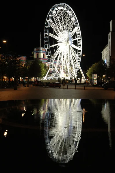 Roda gigante em Copenhague — Fotografia de Stock