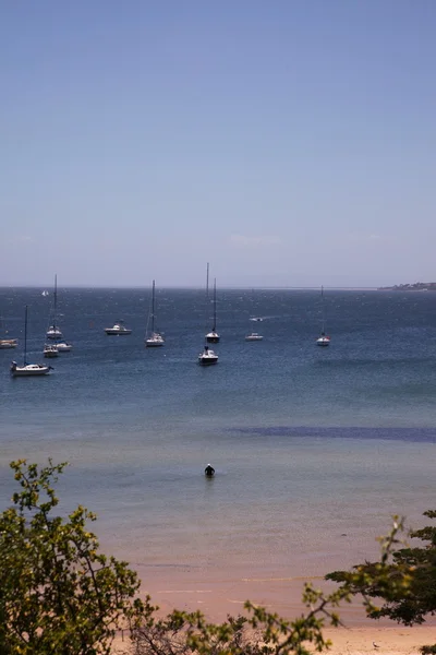 Beach and Boats View — Stock Photo, Image