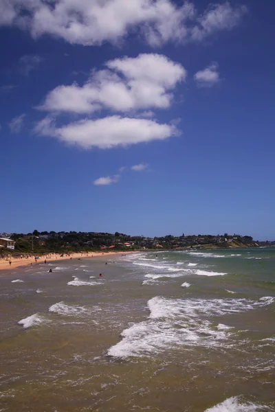 Пляж і видом на океан — стокове фото