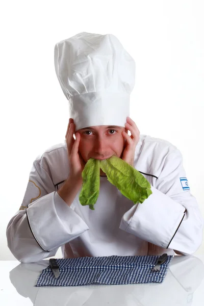 Retrato do chef — Fotografia de Stock