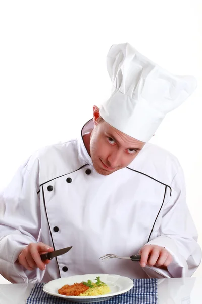 Retrato de chef — Foto de Stock