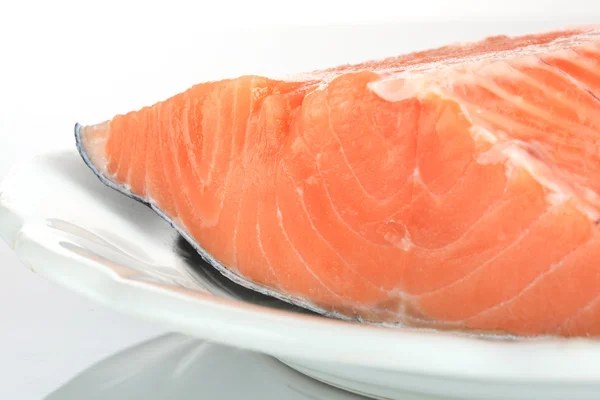 stock image Raw salmon fish