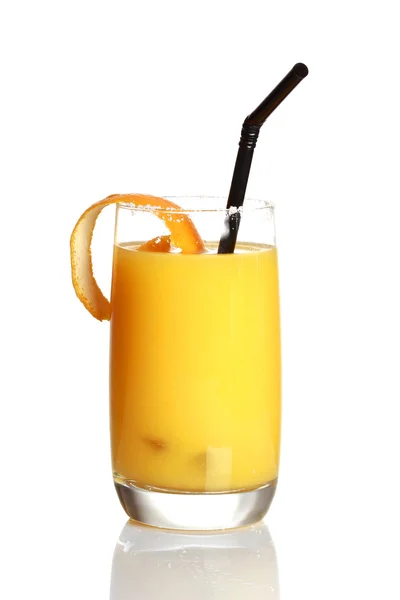 stock image Glass of orange juice