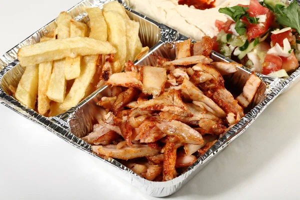 Greek gyros Shawarma — Stock Photo, Image