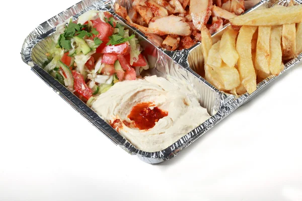 Görög gyros Shawarma Stock Kép