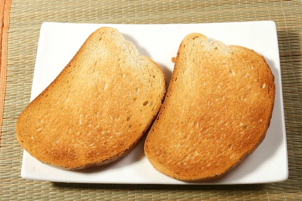 Två segment av en franska toast — Stockfoto