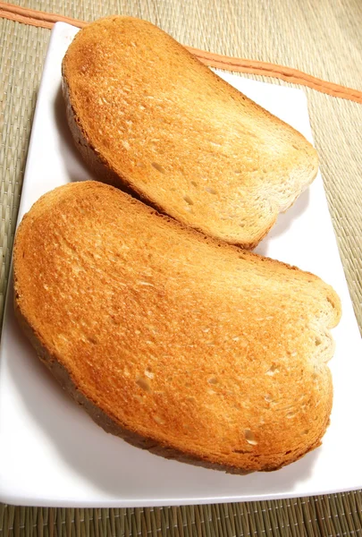 Dua potong roti panggang Perancis — Stok Foto