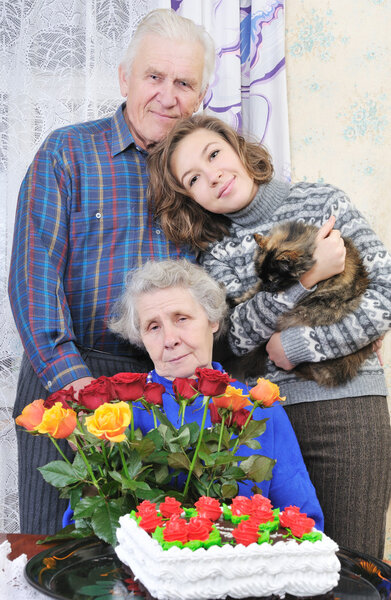 Семья на отдыхе
