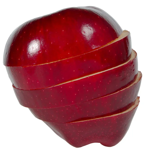 Olgun elma parçaları — Stok fotoğraf
