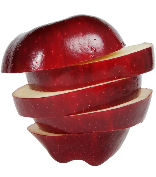 Pieces of ripe apple — Stock Photo, Image