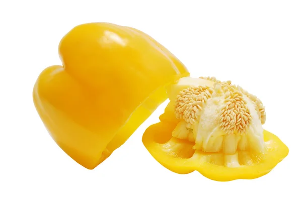 Paprika jaune aux graines — Photo