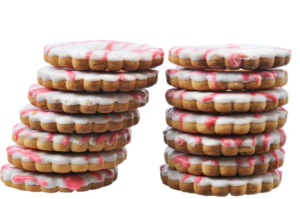 Twee torens smakelijke taart — Stockfoto