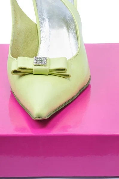 Один зелений черевик — стокове фото