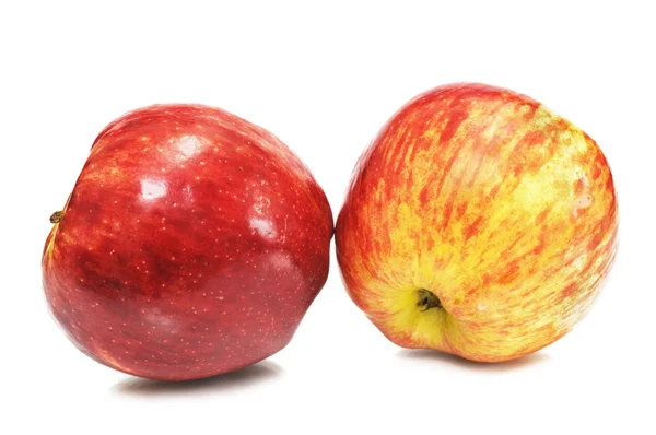 Mogna röda äpplen till efterrätt — Stockfoto