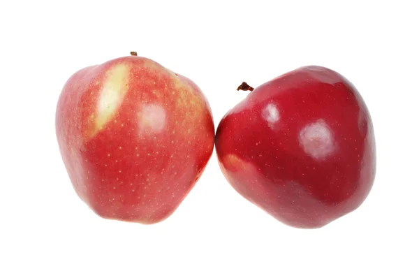 Два яблока свежести — стоковое фото