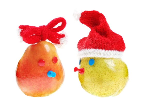 Paar grappige pear — Stockfoto
