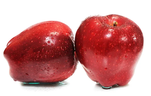 2 つの赤いりんご — ストック写真