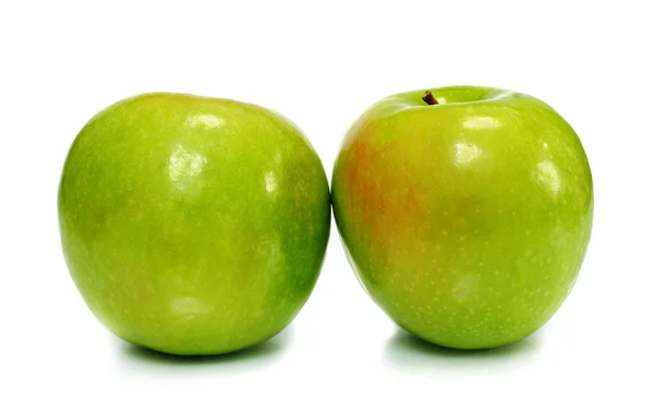 Dos manzana verde —  Fotos de Stock
