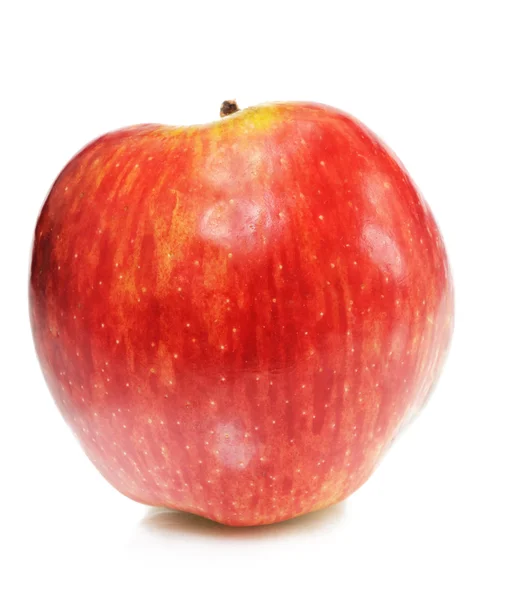 Czerwone jabłko na deser — Zdjęcie stockowe