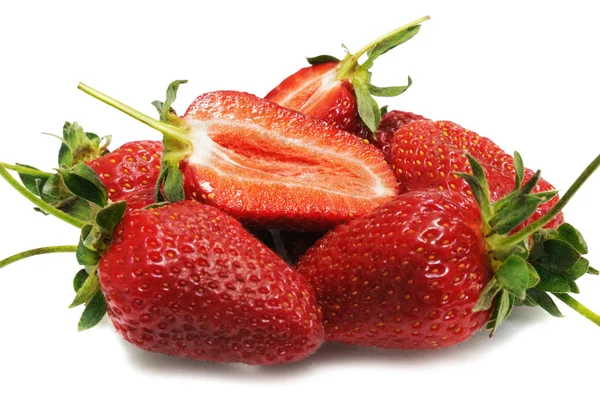 Wenige Erdbeeren — Stockfoto