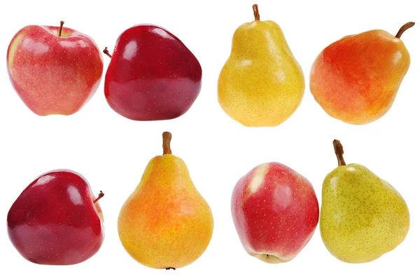 Taze elma ve armut — Stok fotoğraf