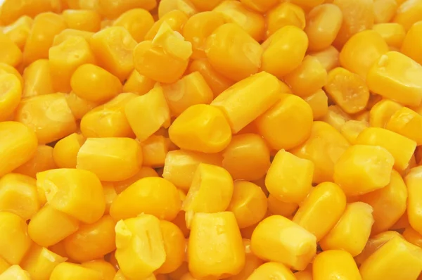 黄金の缶詰トウモロコシ — ストック写真