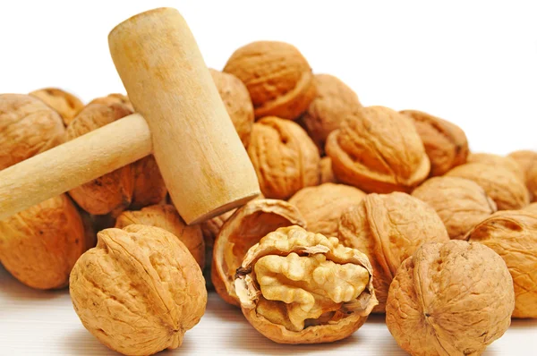 Nefunkční ořechy a paličky — Stock fotografie