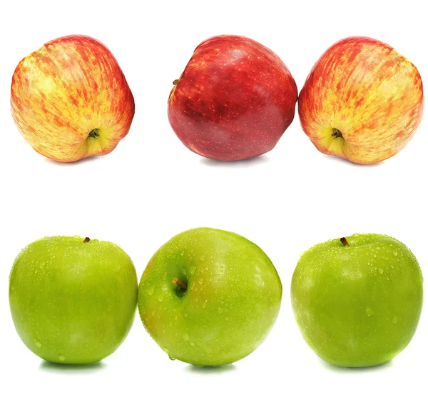 Fresh colorful apples — Stock Photo, Image