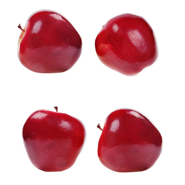 Manzanas rojas jugosas — Foto de Stock