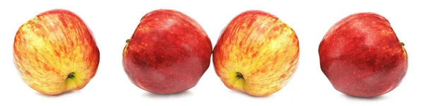 Czerwone i żółte jabłka — Zdjęcie stockowe