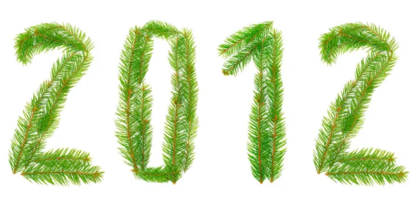 Sada číslo ze stromu cristmas — Stock fotografie