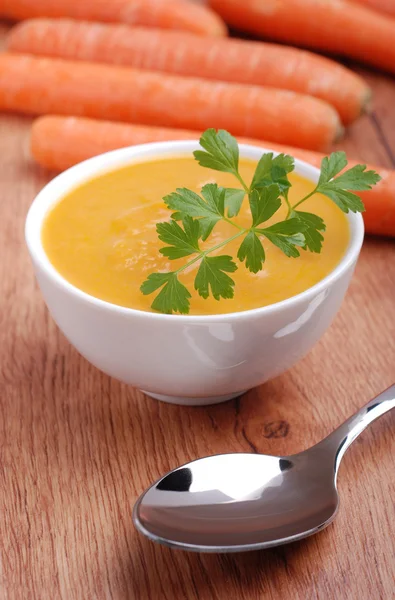 Carrot soup — Stock Photo, Image