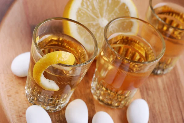 Lemon liqueur — Stock Photo, Image