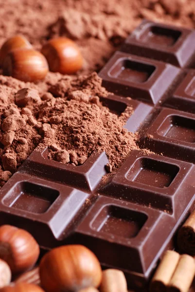 チョコレート タブレット — ストック写真
