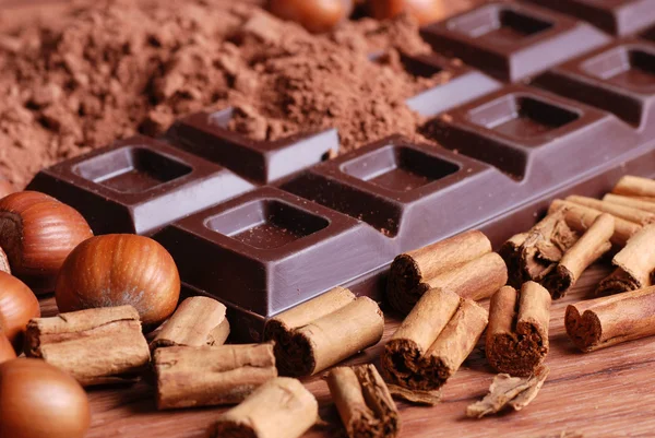 Csokoládé tabletta — Stock Fotó