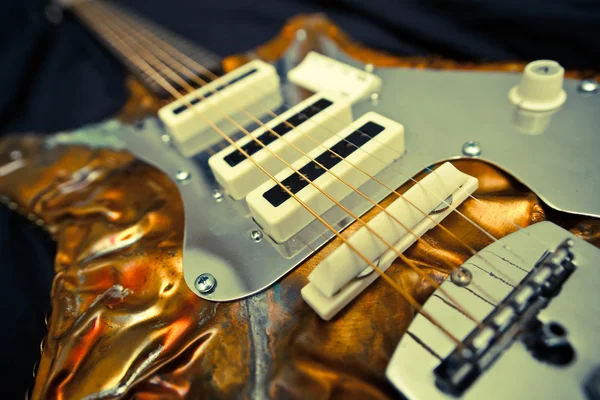Unique and artistic guitar — Stock Photo, Image