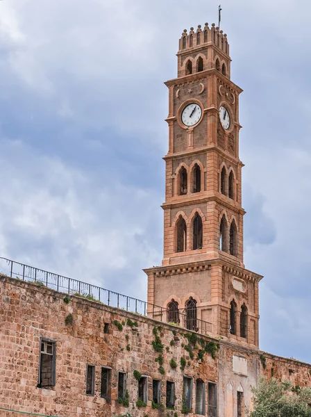 Edificio storico ottomano Han El-Umdan ad Akko, Israele — Foto Stock