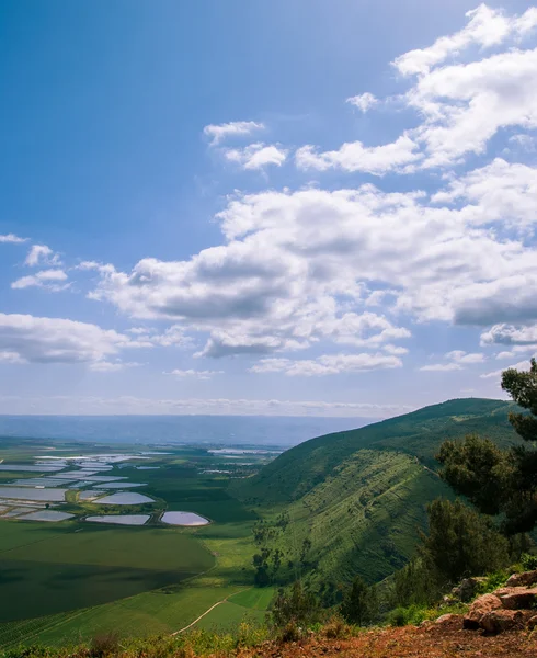stock image Mount Gilboa view from the top ,Israel