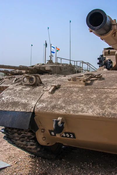 Tanque Merkava israelense em Latrun Armored Corps museu — Fotografia de Stock